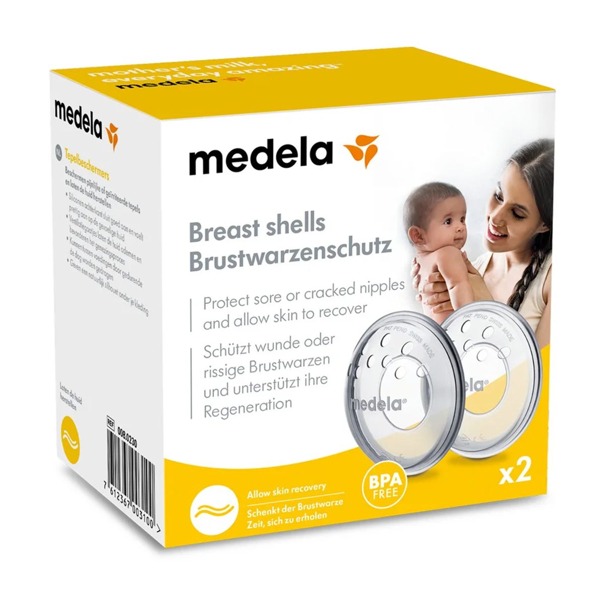 MEDELA - PROTECTOR DE PEZON LASTIMADO MEDELA