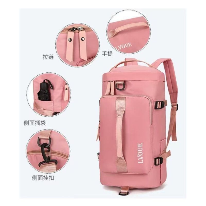 GENERICO - Bolso De Viaje Impermeable Mochila Multiusos Hombro Gimnasio