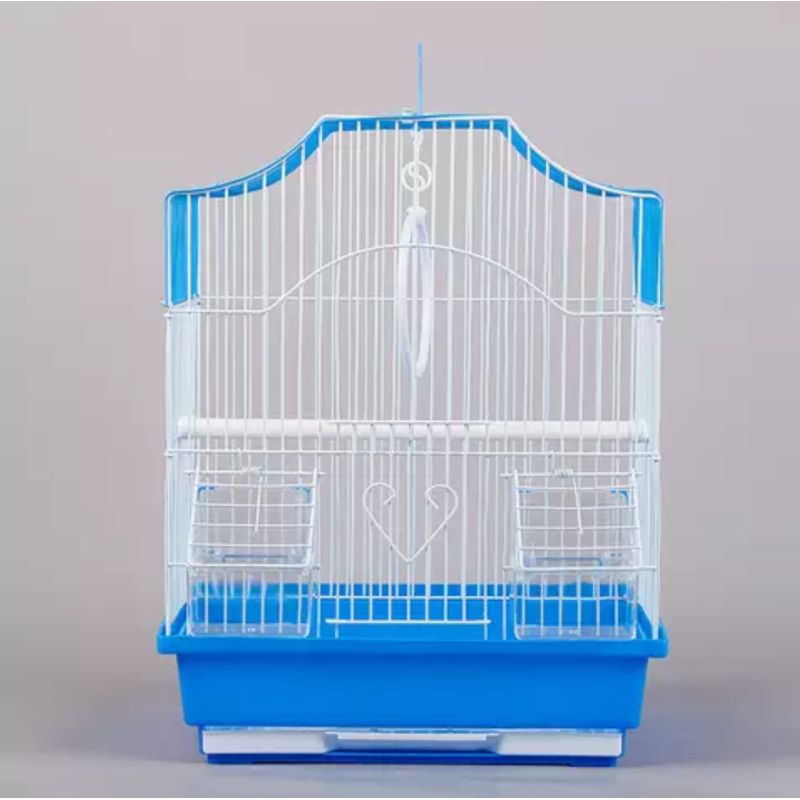 GENERICO - JAULA PARA  AVES PEQUEÑAS MOD 102 CELESTE