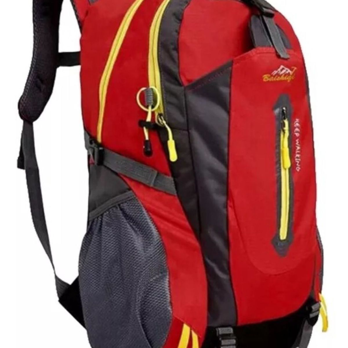 GENERICO - Mochila Rojo Tracking Deporte 35 Litros Impermeable