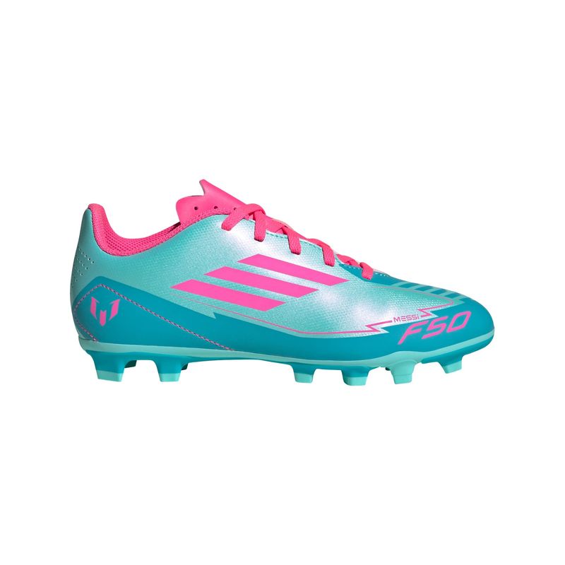 ADIDAS - Zapatos de Fútbol F50 Club Messi Terreno Firme/Multiterreno Niños