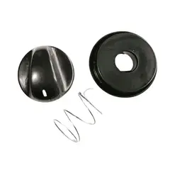 GENERICO - Perilla Cocina Gas Sindelen 9000 Negra 6mm - Kit