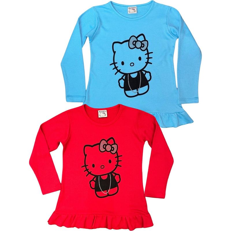 HELLO KITTY - Pack 2 Poleras Niña Hello Kitty