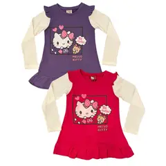 HELLO KITTY - Pack 2 Poleras Niña