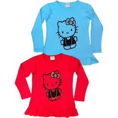 HELLO KITTY - Pack 2 Poleras Niña
