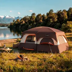AFVENTURA - Carpa Tienda De Campaña Familiar 10-12 Personas Impermeable