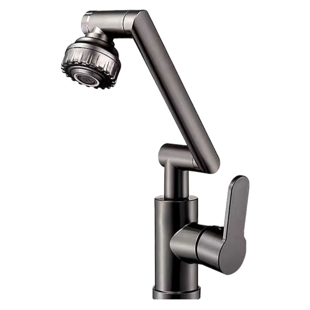 GENERICO - Llave Mezcladora Monomando Para Lavabo Baño Giratorio 1080°.