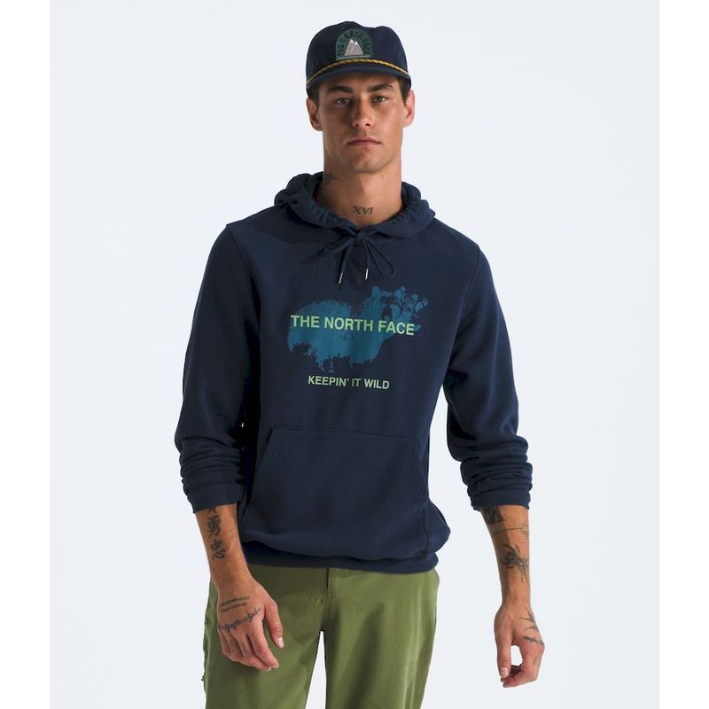 THE NORTH FACE - Poleron Animals We Love Bear Hoodie Hombre - Azul