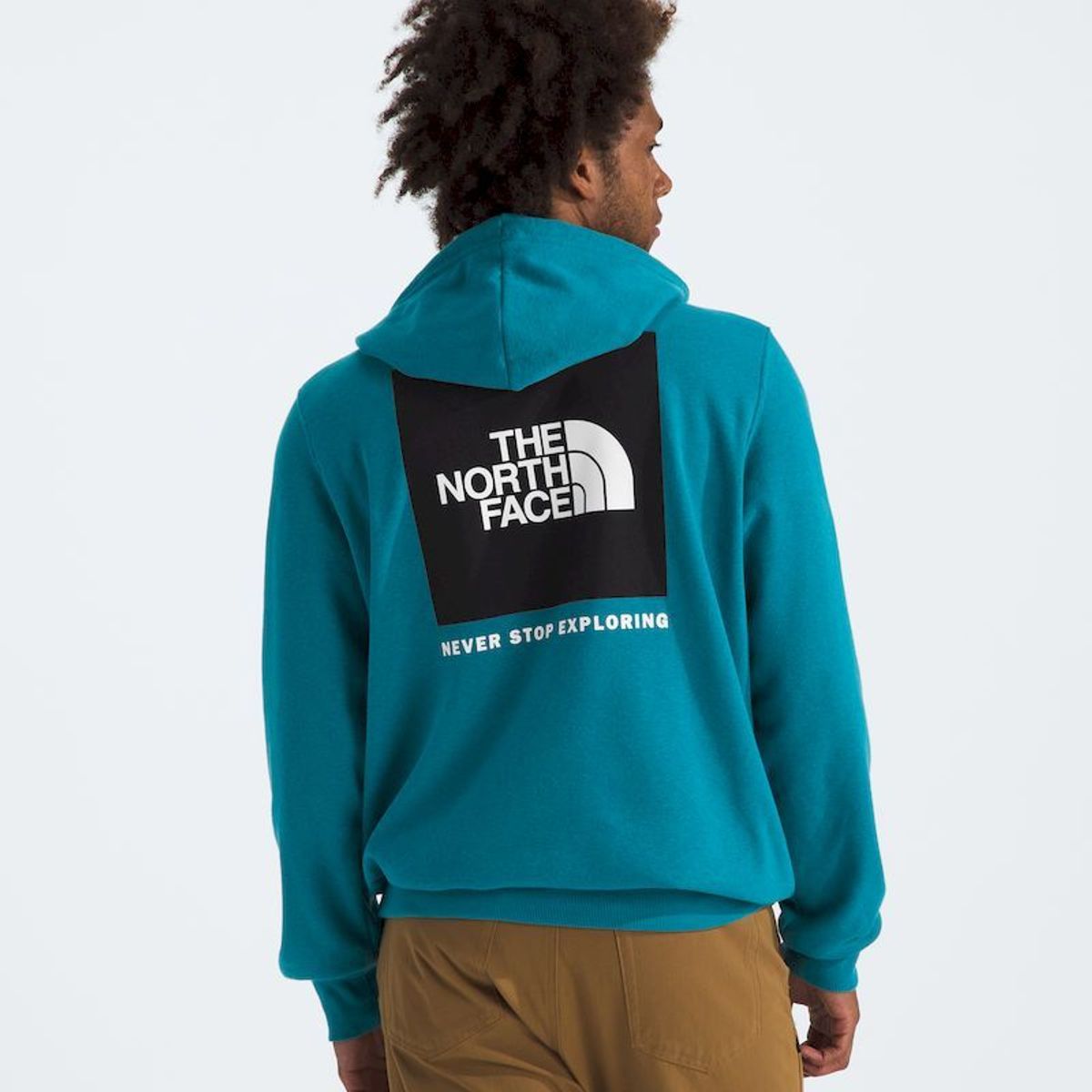THE NORTH FACE - Poleron Box Nse Pullover Hoodie Hombre - Turquesa