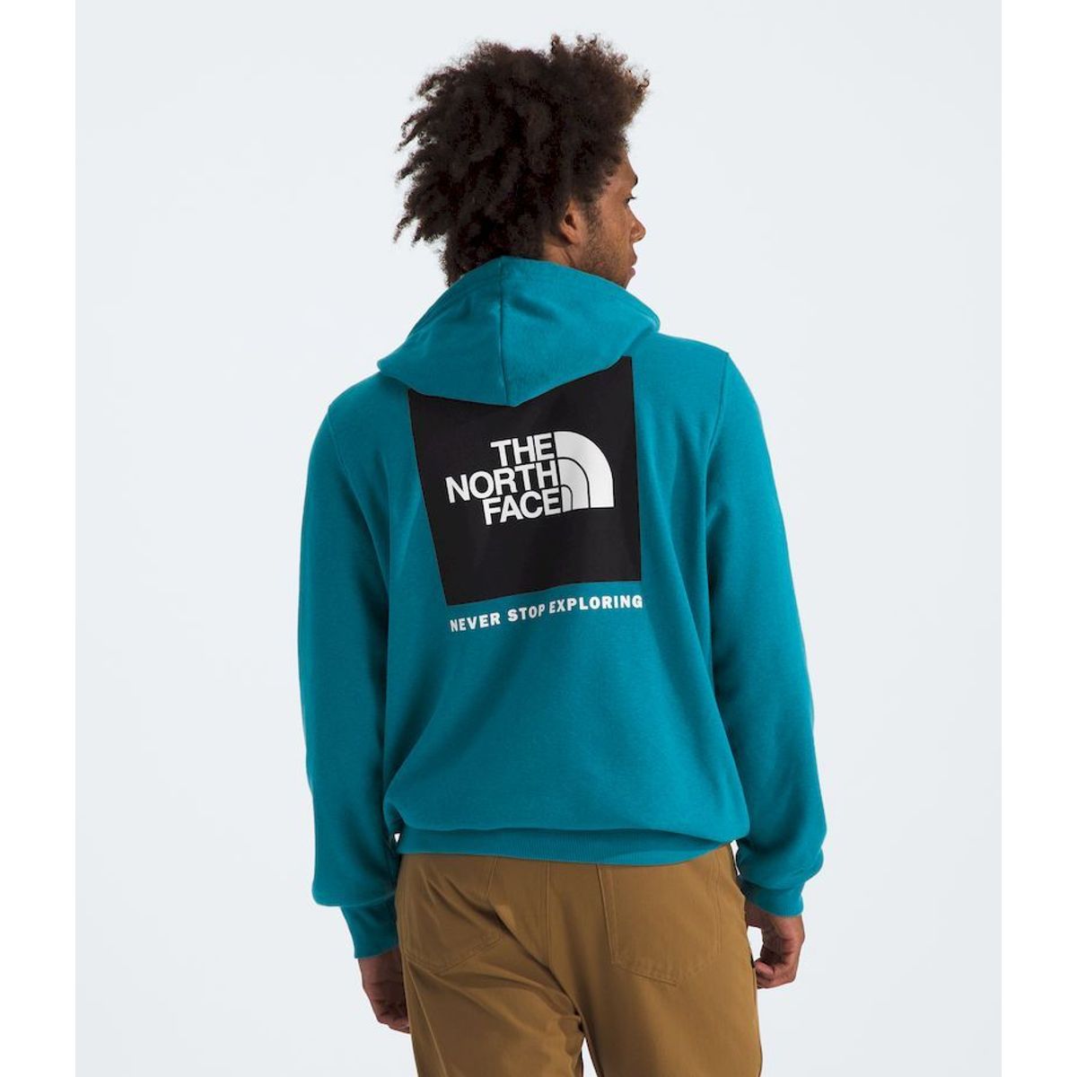 THE NORTH FACE - Poleron Box Nse Pullover Hoodie Hombre - Turquesa