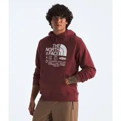 THE NORTH FACE - Poleron Immersed Outdoors Half Dome Hoodie Hombre - Rojo