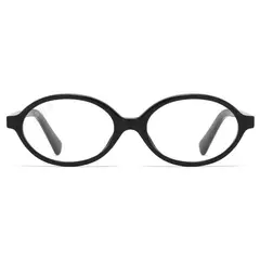 GENERICO - MIZAR BLACK Transparente Negro Ovalado