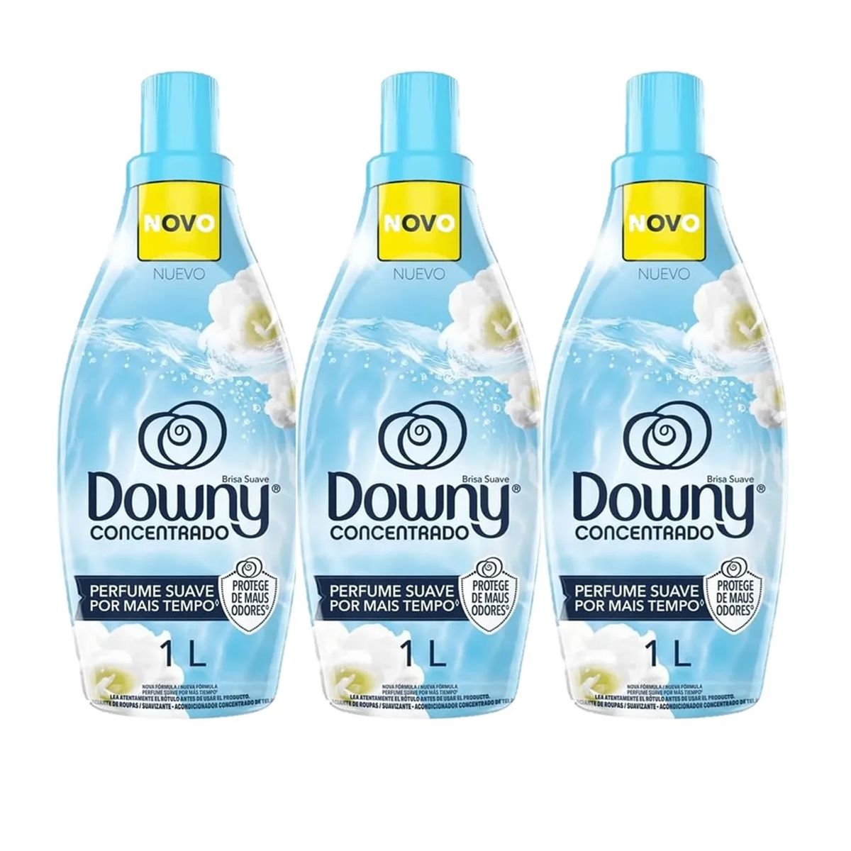 DOWNY - X3 Suavizante Concentrado De Ropa Downy Brisa Suave 1 L
