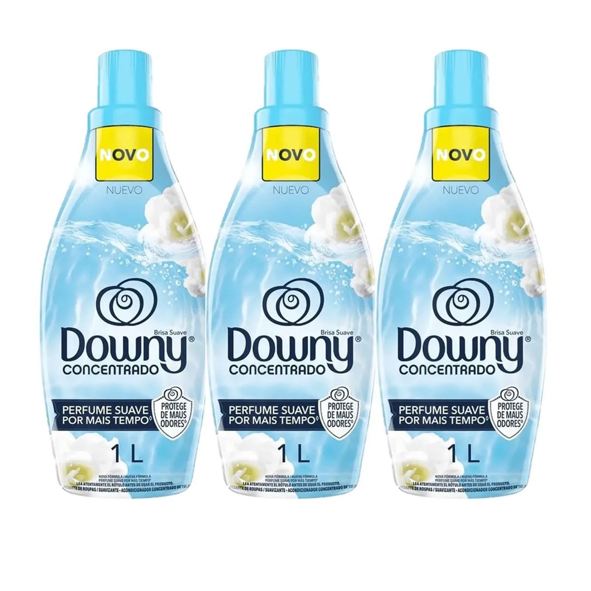 DOWNY - X3 Suavizante Concentrado De Ropa Downy Brisa Suave 1 L