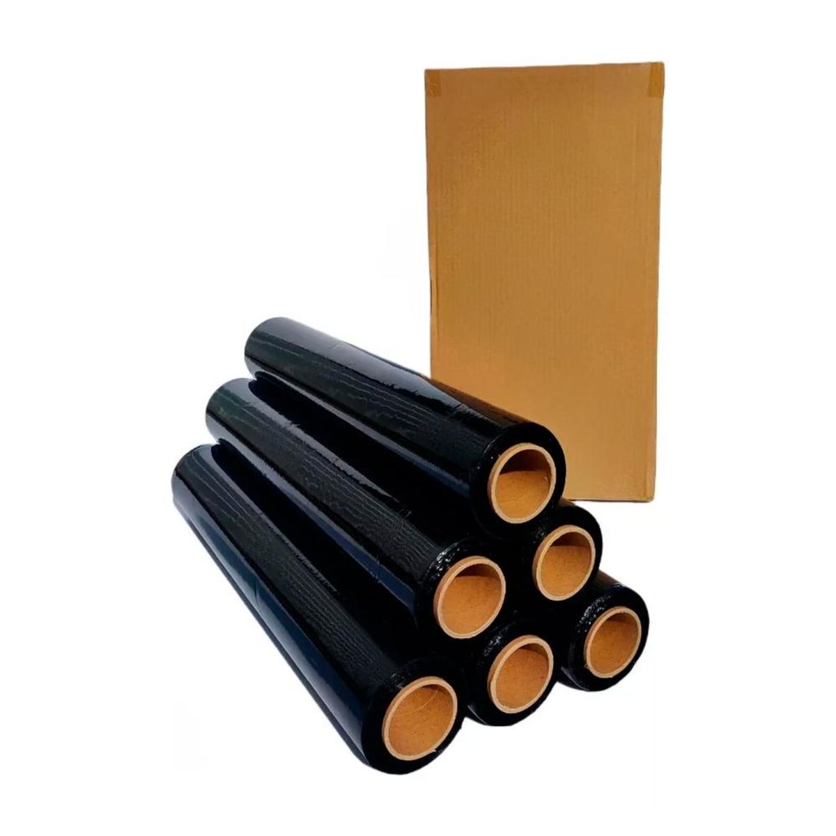 DETODOYMAS - Alusa Film Stretch Embalaje Negro 6 Rollos  300 Metros