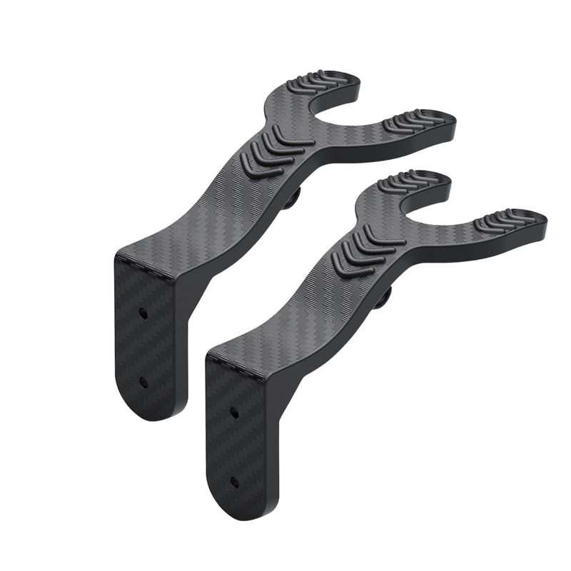 GENERICO - Pack 4 Colgador Para Cascos De Moto Bicicleta Soporte Pared.