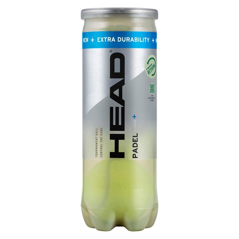HEAD - Tarro de Pelotas Head Padel Pro+ X3