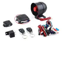 GENERICO - Alarma De Auto Sistema Robos Seguridad 2 Mandos