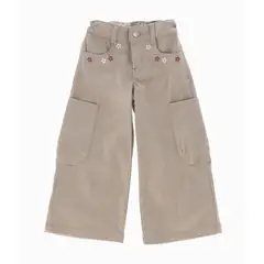4KIDS - Pantalón niña cargo beige 4 Kids