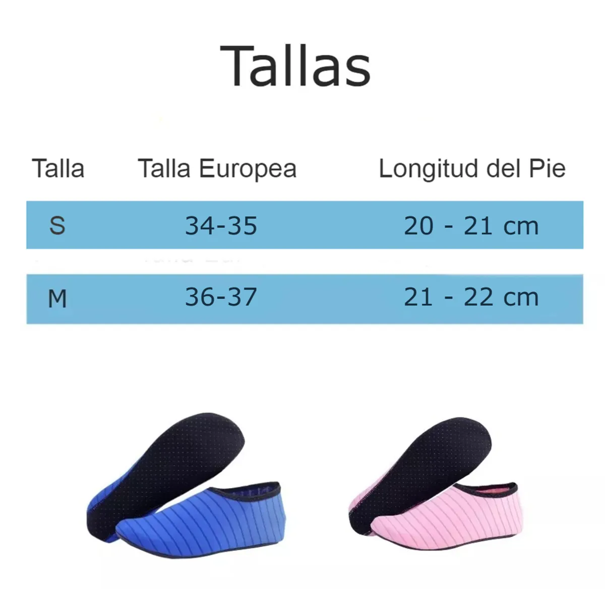 GENERICO - Calcetines Zapato Agua Playa Piscina Buceo Surf Niña Rosa