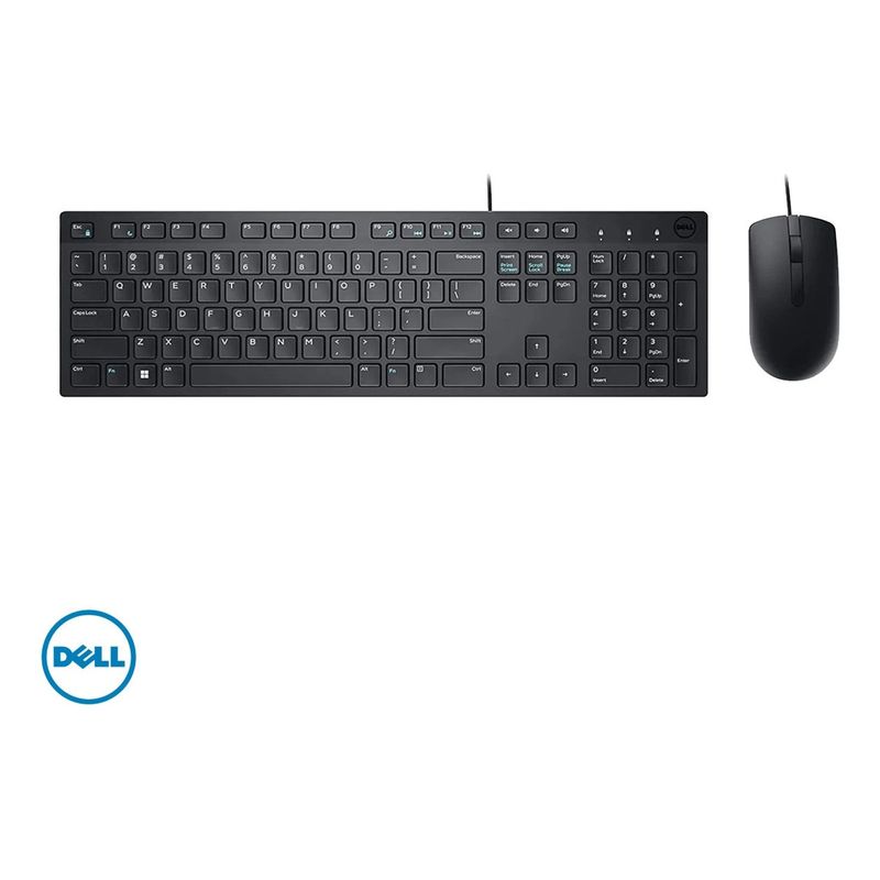 DELL - Kit Teclado + Mouse Dell Km300c Alambrico 105 Teclas Español
