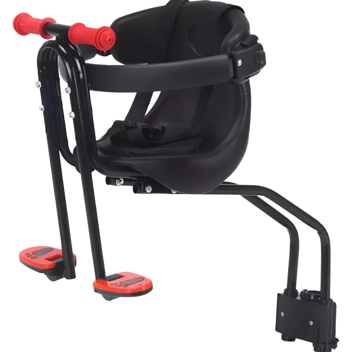 GENERICO - Silla Frontal De Bicicleta Para Niños Y Bebes - 33kg negro