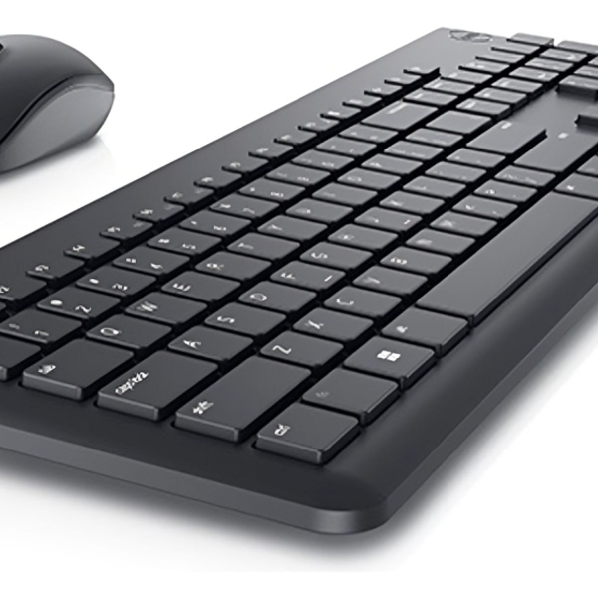 DELL - Kit Dell Mouse + Teclado Inalámbrico Negro Km3322w Español