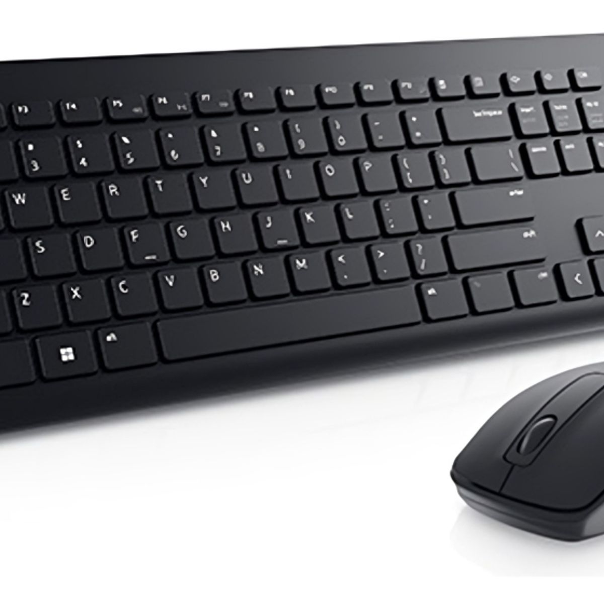 DELL - Kit Dell Mouse + Teclado Inalámbrico Negro Km3322w Español