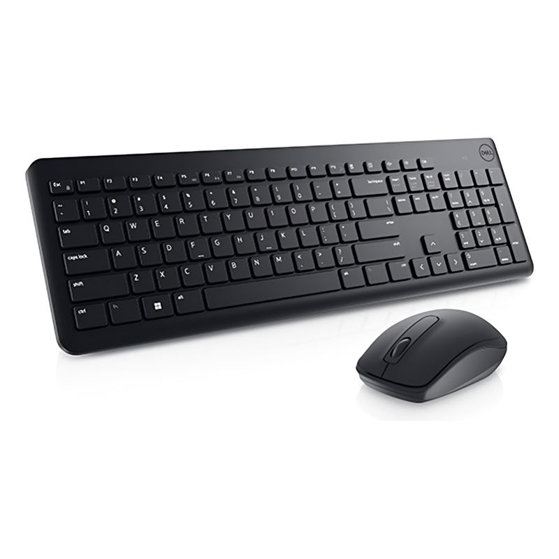 DELL - Kit Dell Mouse + Teclado Inalámbrico Negro Km3322w Español.
