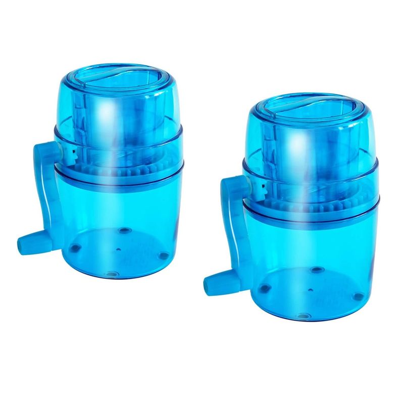 GENERICO - x2 Maquina Moledor Hielo Triturador Picador Hielo Granizado