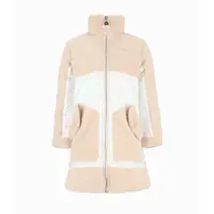 LIMONADA - Chaqueta niña metalizada beige