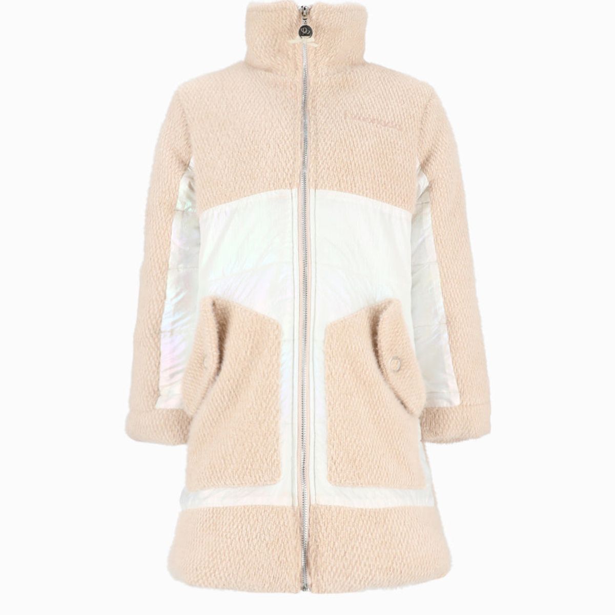 LIMONADA - Chaqueta niña metalizada beige Limonada