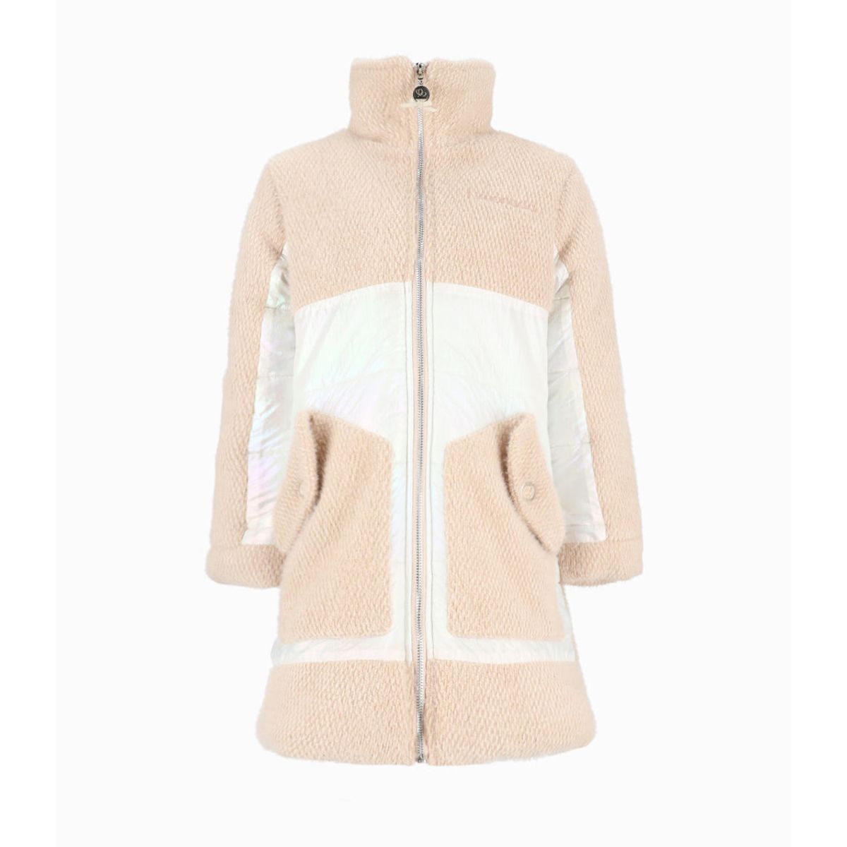 LIMONADA - Chaqueta niña metalizada beige Limonada