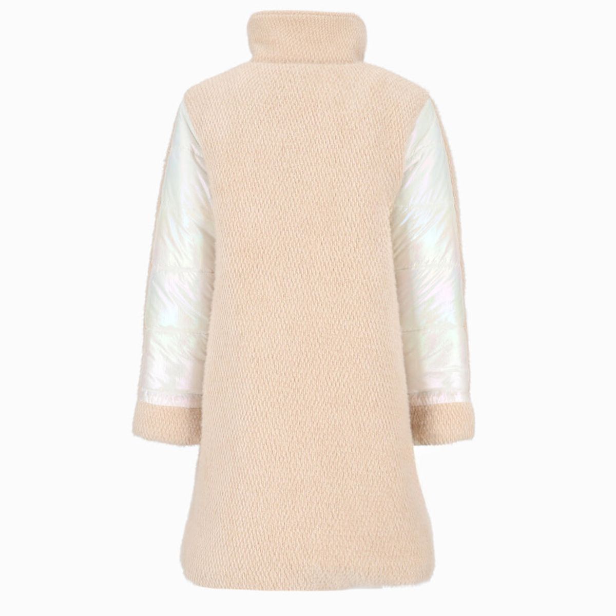 LIMONADA - Chaqueta niña metalizada beige Limonada