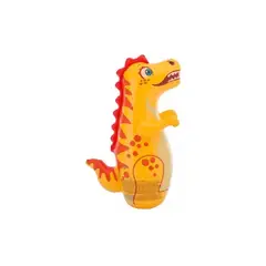 GENERICO - Mono porfiado inflable dinosaurio amarillo