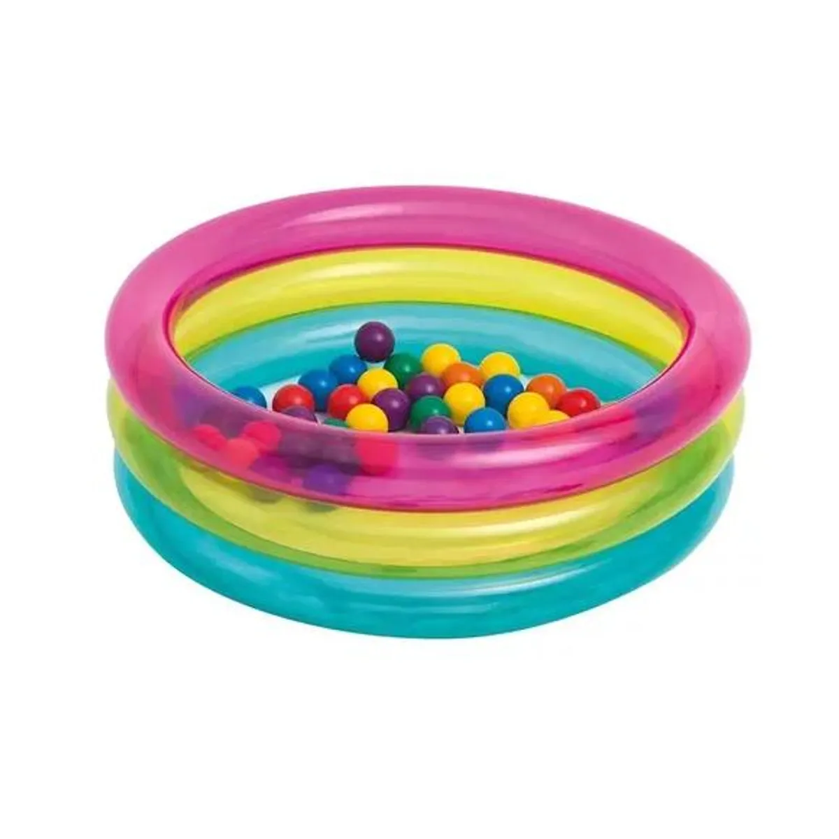 GENERICO - Piscina inflable aros para niños con 50 pelotas