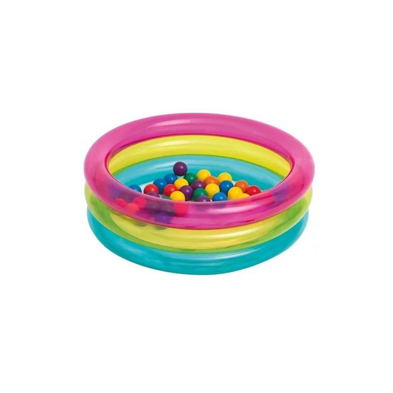 GENERICO - Piscina inflable aros para niños con 50 pelotas