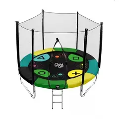 GENERICO - Cama elástica GlowUp 2,44 m 8ft edición exclusiva multicolor