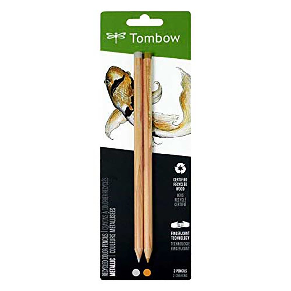 TOMBOW - Set Lápices Color Recycled Tombow 2 Colores Metalicos