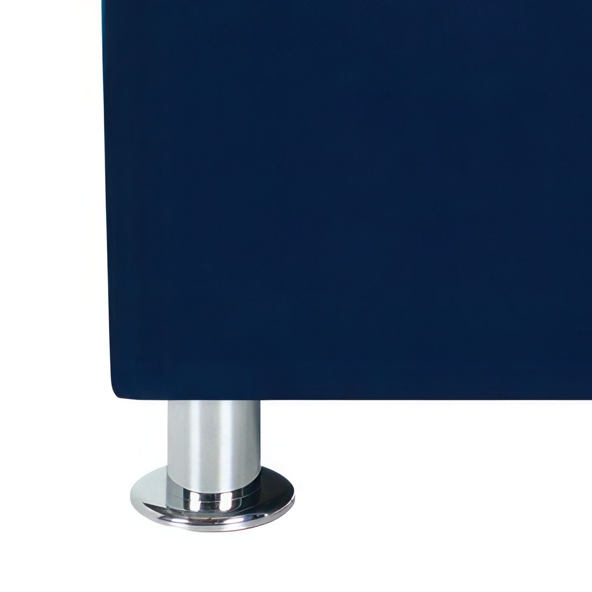 BODEVIR - Pouf Cali 1C Felpa 12 Azul Marino