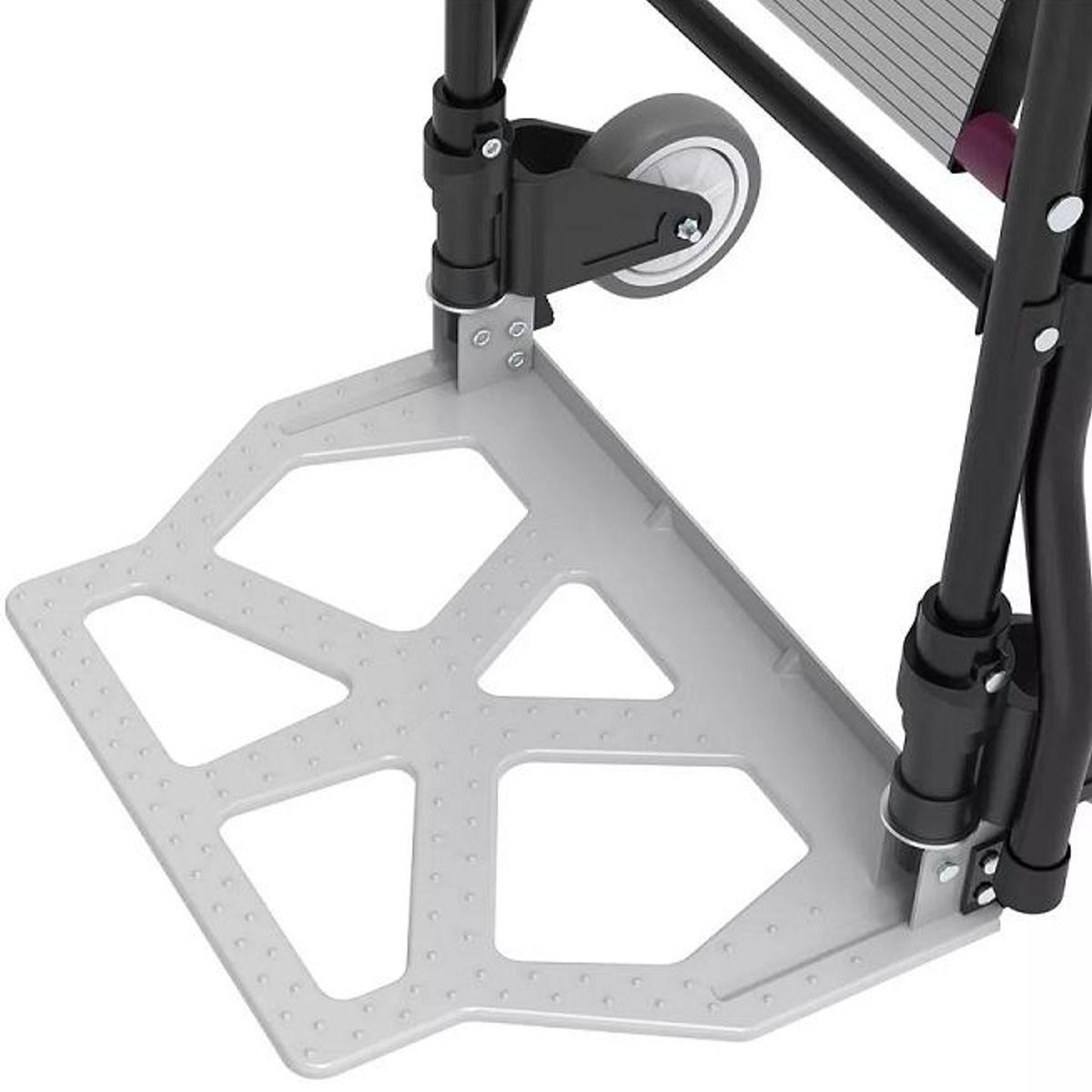 GENERICO - Escalera 3 Peldaños 90 Cm 2 En 1 Gris