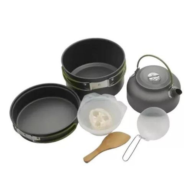 GENERICO - Set Ollas Outdoor Camping 2p Trekking
