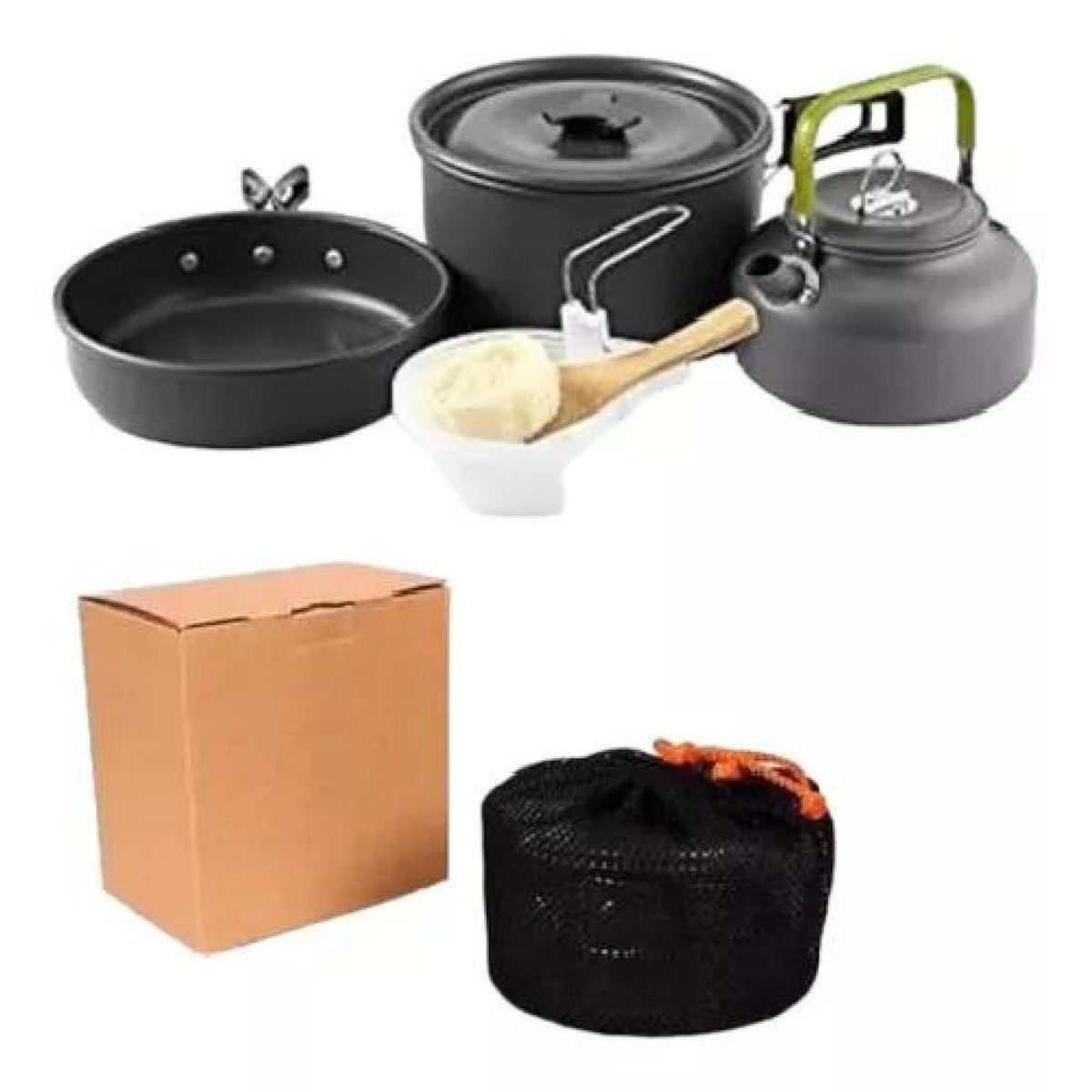 GENERICO - Set Ollas Outdoor Camping 2p Trekking