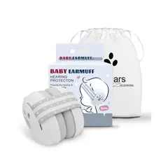 GENERICO - Protección Audifonos Antiruido Para Bebes Niños ColorBlanco