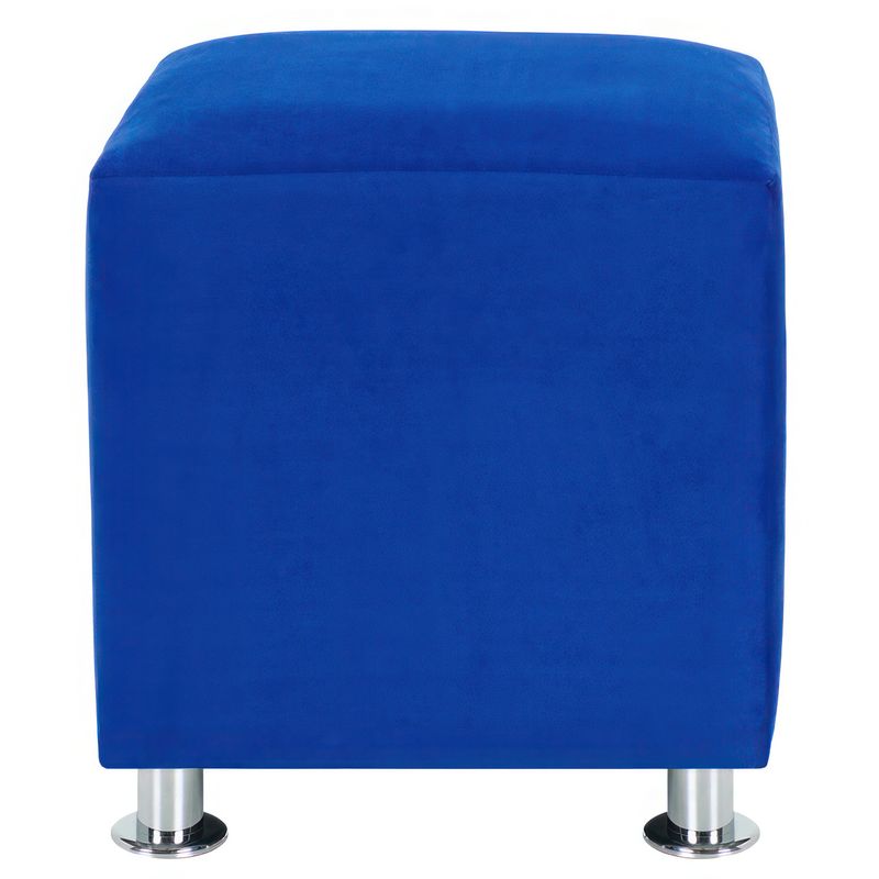 BODEVIR - Pouf Cali 1C Felpa 12 Azul Rey