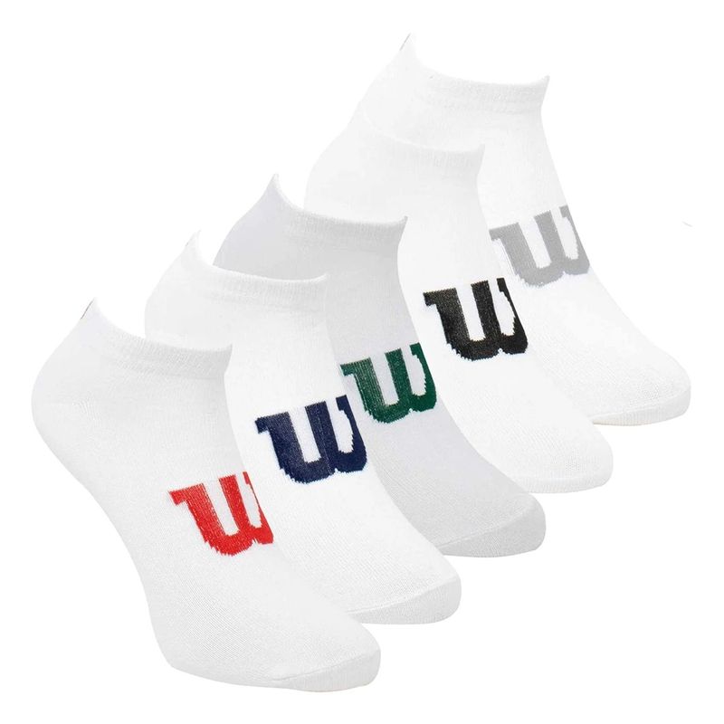 WILSON - Calcetín Deportivo Wilson Blanco W - 5 Pares