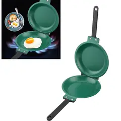 GENERICO - X2 Sartén Cerámica Antiadherente Doble Cara Sartén Plegable