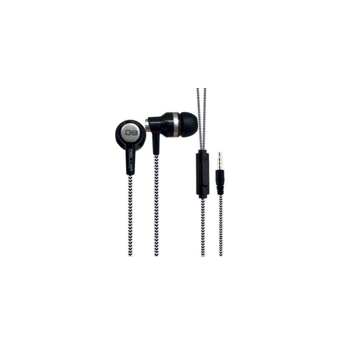 DBLUE - Audífonos 35Mm Cable Textil Negro - PS