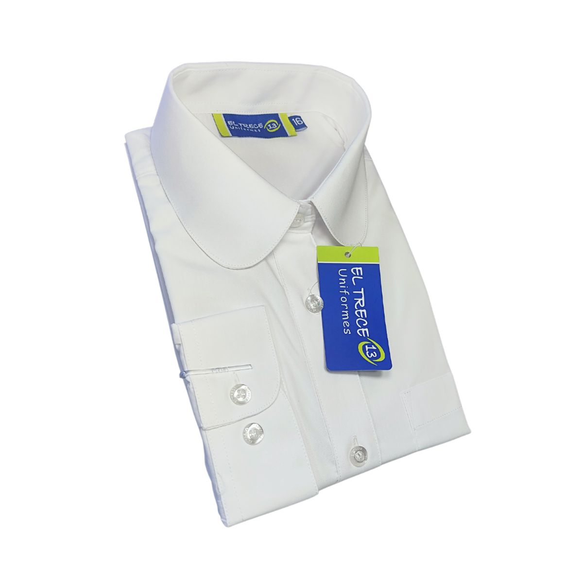 EL TRECE - Blusa Escolar Clásica Niña - Tallas 4 a 58