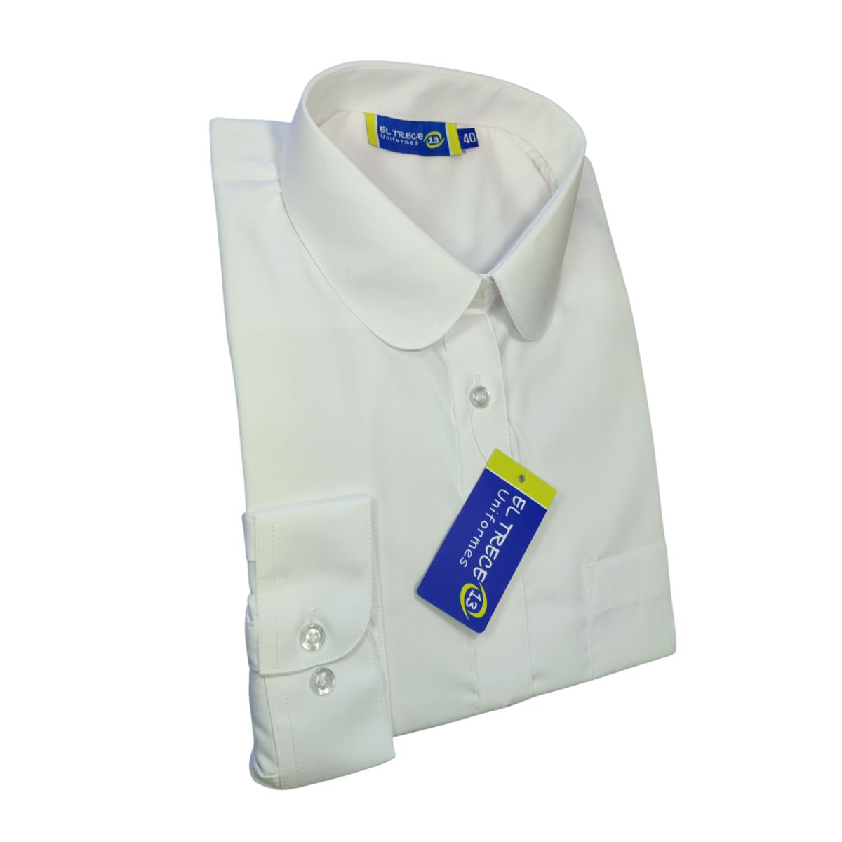 EL TRECE - Blusa Escolar Clásica Niña - Tallas 4 a 58